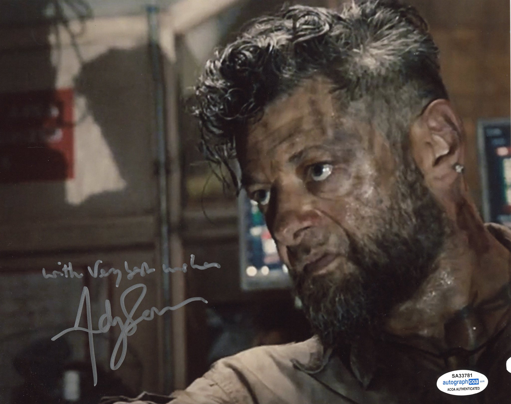 Andy Serkis Black Panther Avengers Signed Autograph 8x10 Photo ACOA #10 - Outlaw Hobbies Authentic Autographs