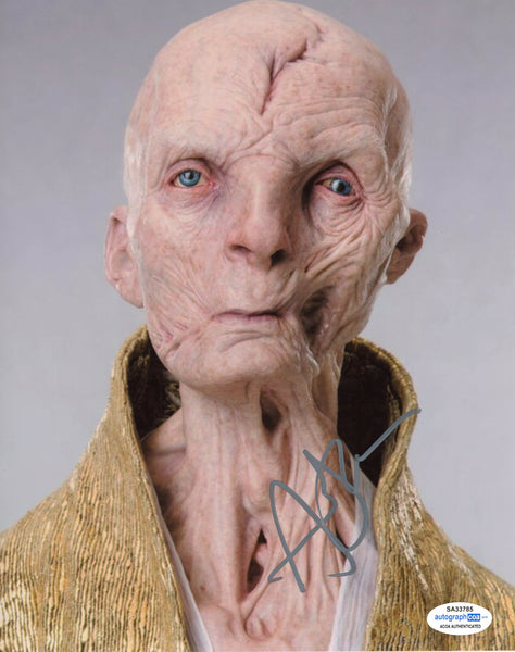 Andy Serkis Star Wars Snoke Signed Autograph 8x10 Photo ACOA #14 - Outlaw Hobbies Authentic Autographs