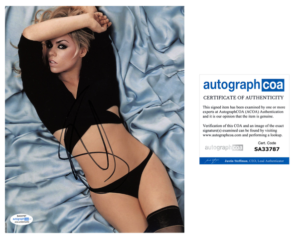 Billie Piper Doctor Who Sexy Signed Autograph 8x10 photo ACOA #6 - Outlaw Hobbies Authentic Autographs