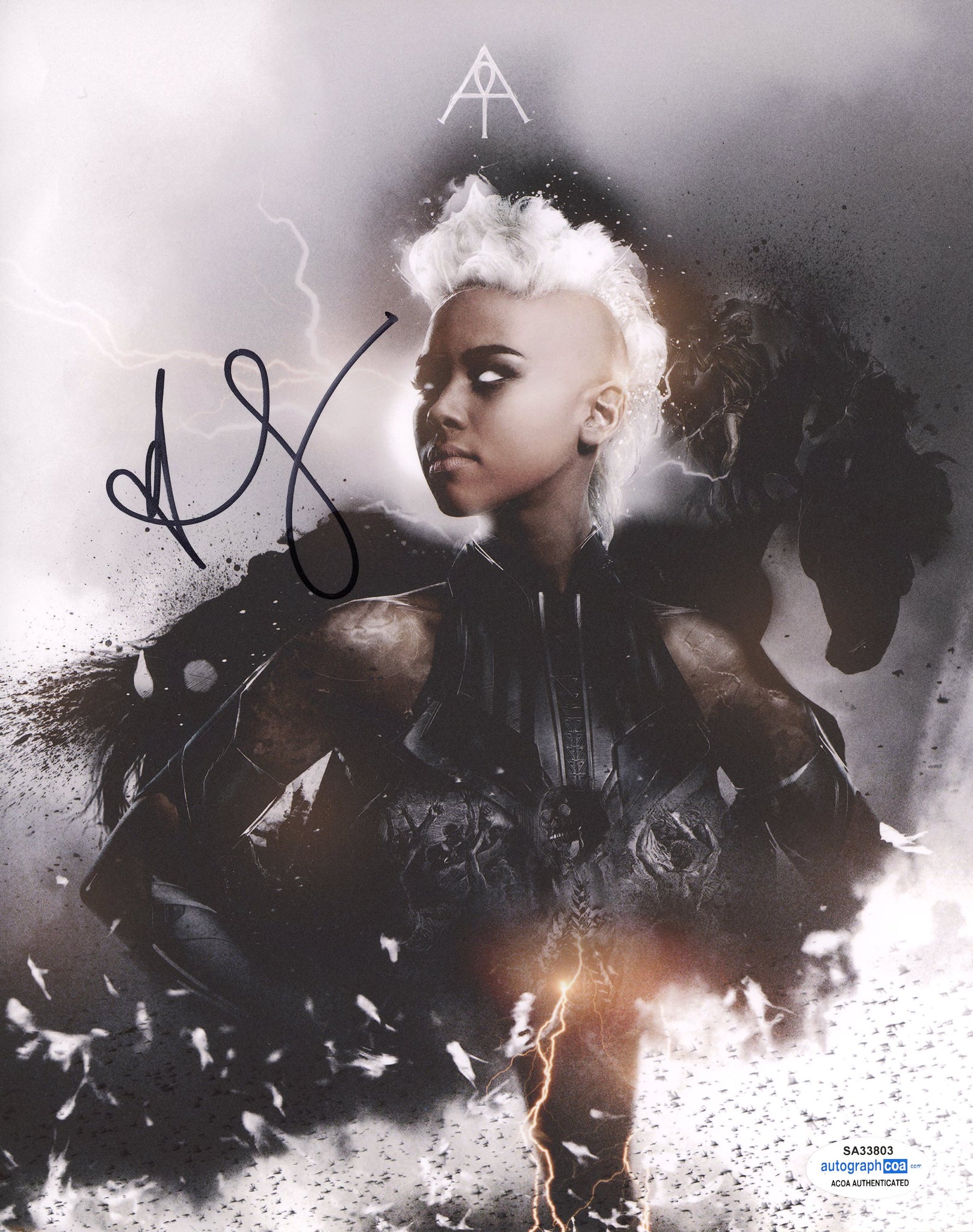 Alexandra Shipp X-Men The Storm Signed Autograph 8x10 Photo ACoA #7 - Outlaw Hobbies Authentic Autographs