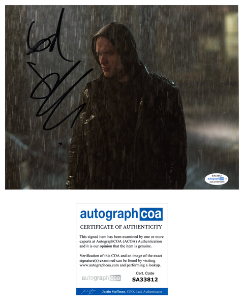 Ed Skrein Deadpool Ajax Signed Autograph 8x10 Photo ACOA #2 - Outlaw Hobbies Authentic Autographs