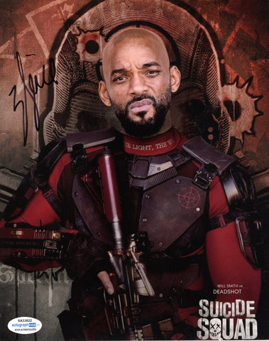 Will Smith Suicide Squad Signed Autograph 8x10 Photo ACOA #3 - Outlaw Hobbies Authentic Autographs