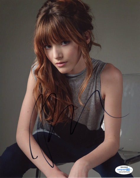 Bella Thorne Sexy Signed Autograph 8x10 Photo ACOA - Outlaw Hobbies Authentic Autographs
