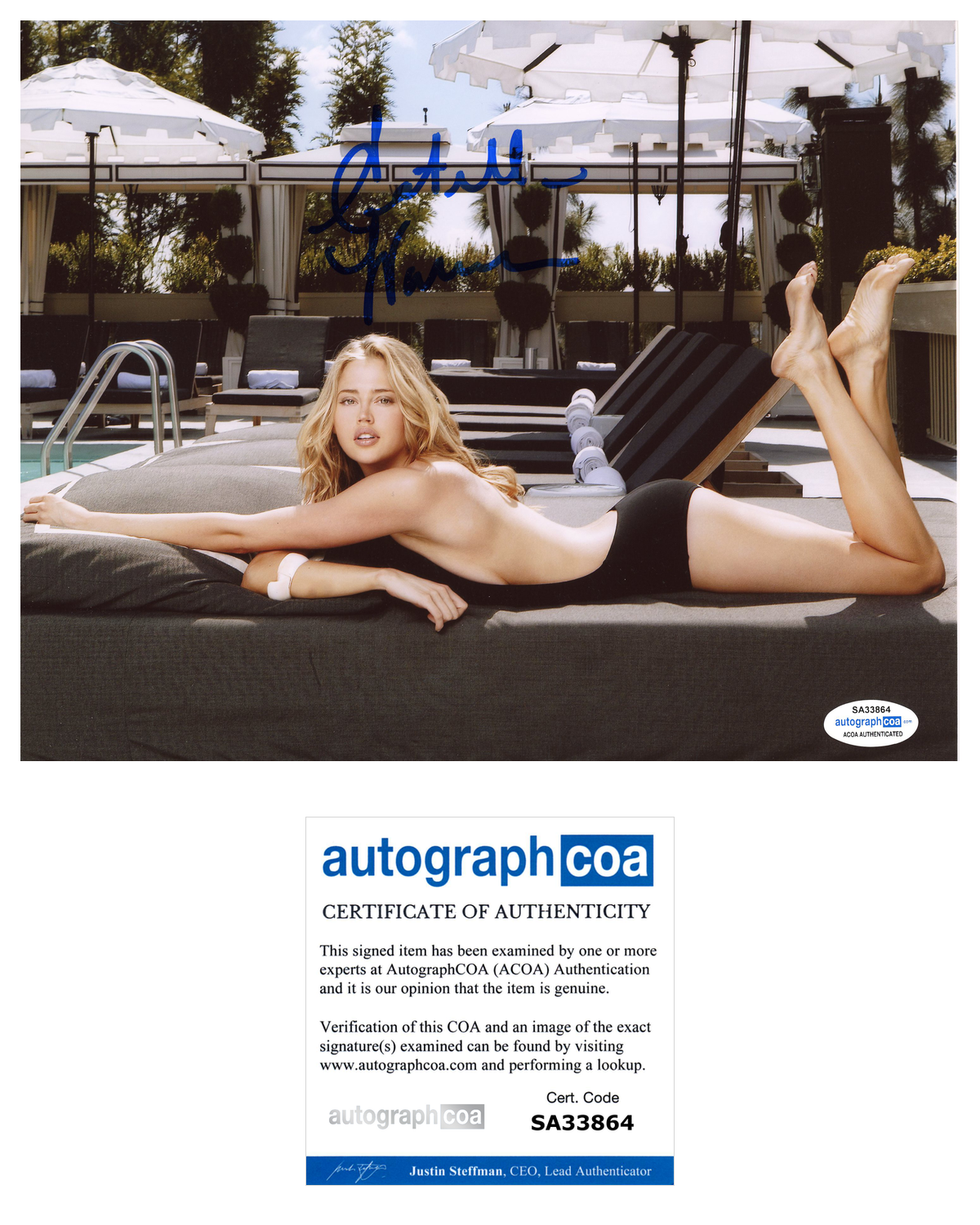 Estella Warren Sexy Signed Autograph 8x10 Photo ACOA | Outlaw Hobbies  Authentic Autographs