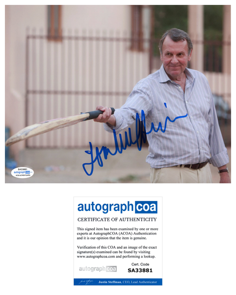 Tom Wilkinson Best Exotic Marigold Signed Autograph 8x10 Photo ACOA #5 - Outlaw Hobbies Authentic Autographs