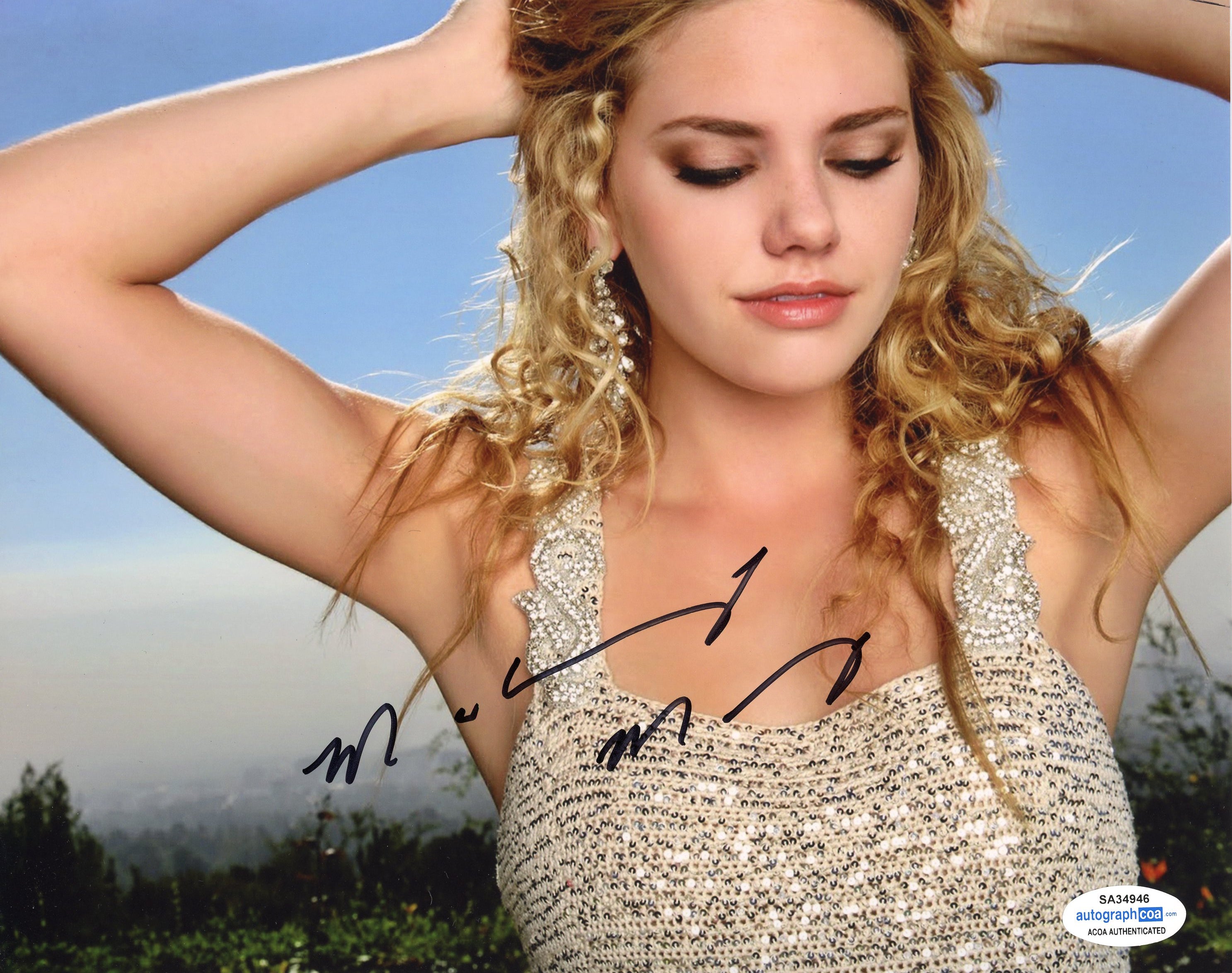 Mackenzie Mauzy Sexy Signed Autograph 8x10 Photo ACOA #6