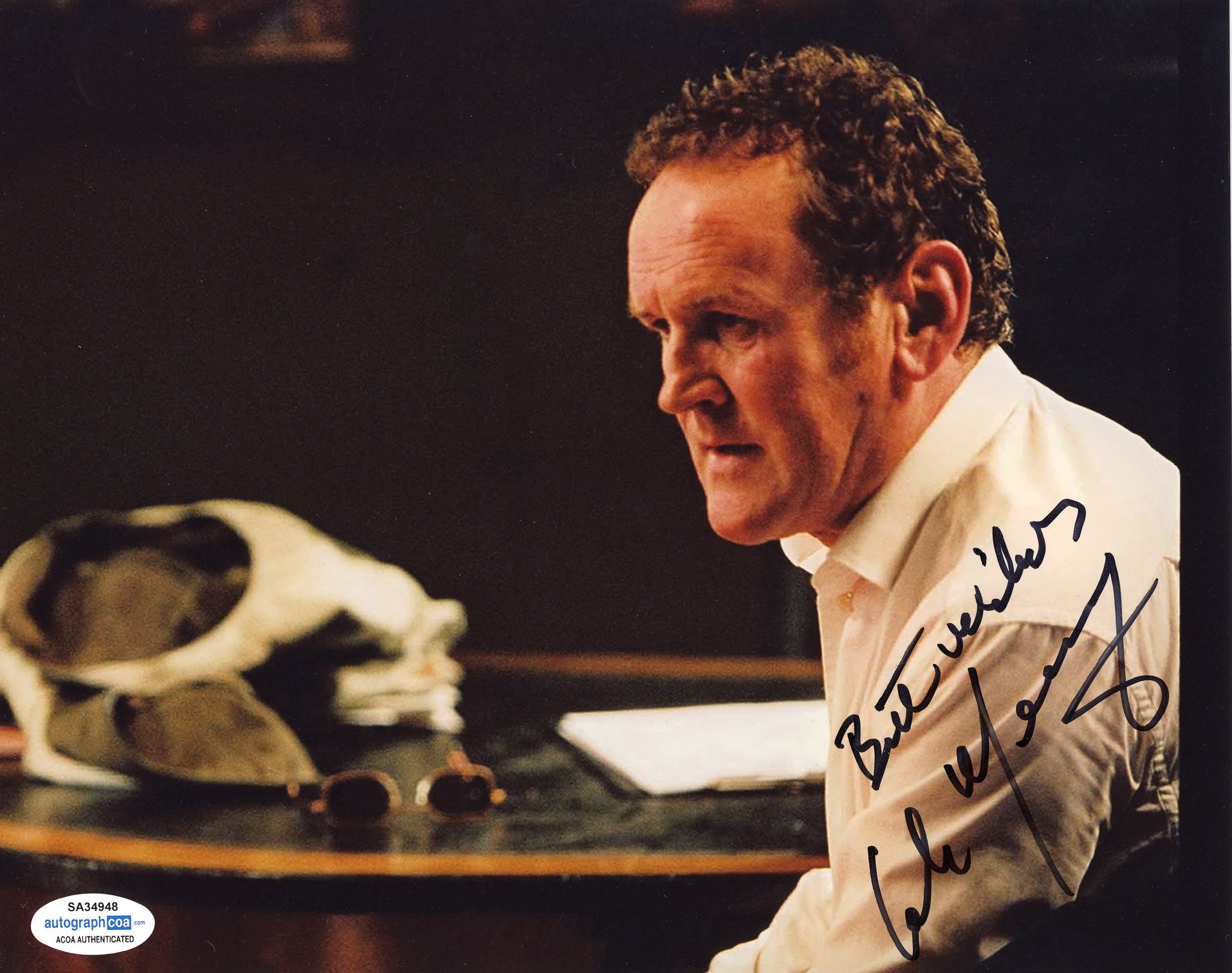 Colm Meaney Layer Cake Signed Autograph 8x10 Photo ACOA #2 - Outlaw Hobbies Authentic Autographs