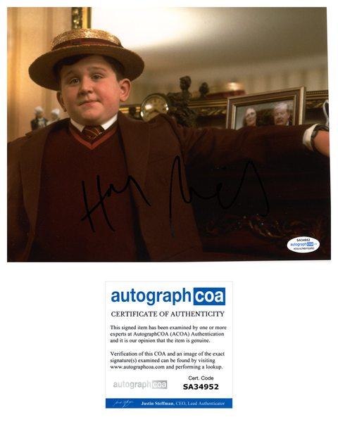 Harry Melling Harry Potter Signed Autograph 8x10 Photo ACOA Dudley Dursley #4 - Outlaw Hobbies Authentic Autographs