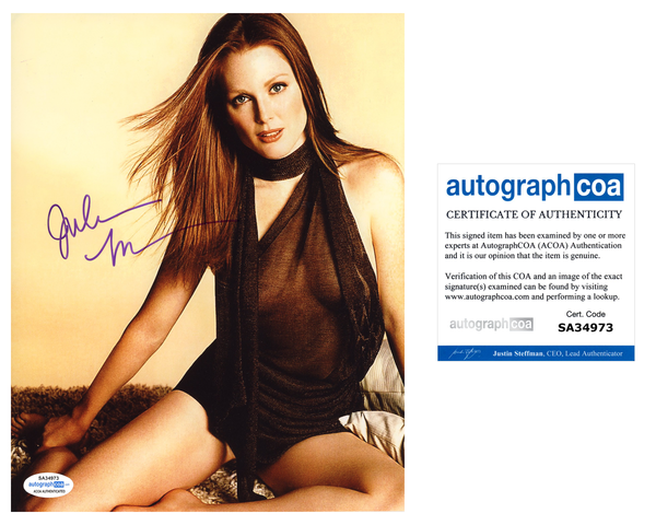 Julianne Moore Sexy Signed Autograph 8x10 Photo ACOA #22 - Outlaw Hobbies Authentic Autographs