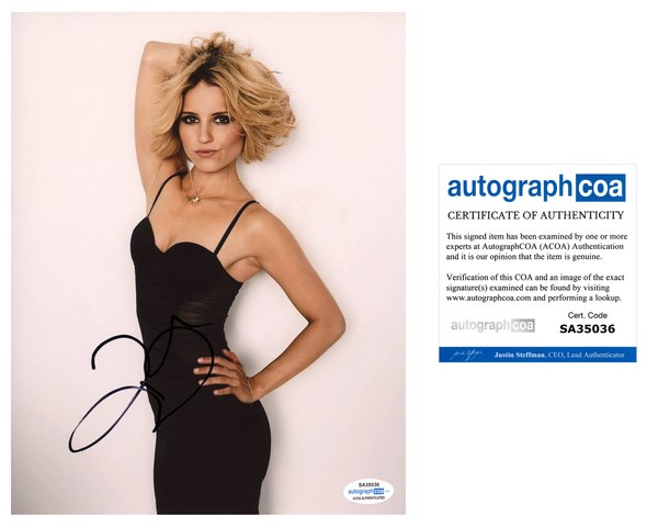 Dianna Agron Sexy Signed Autograph 8x10 Photo ACOA #9 - Outlaw Hobbies Authentic Autographs