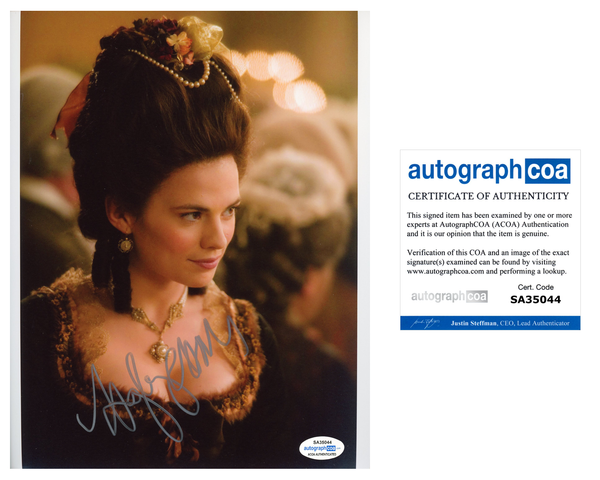 Hayley Atwell The Duchess Signed Autograph 8x10 Photo ACOA - Outlaw Hobbies Authentic Autographs