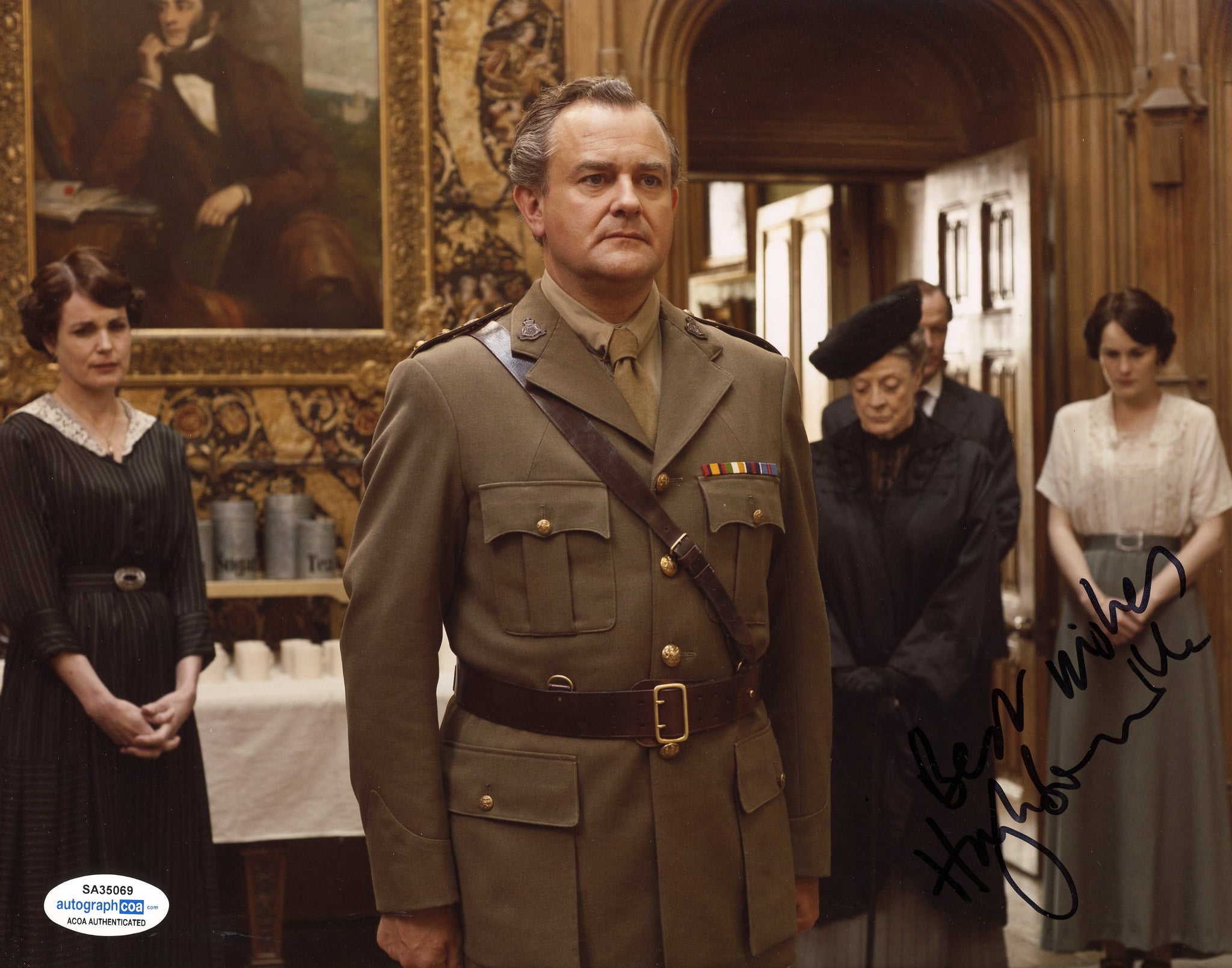 Hugh Bonneville Downton Abbey Signed Autograph 8x10 Photo ACOA - Outlaw Hobbies Authentic Autographs