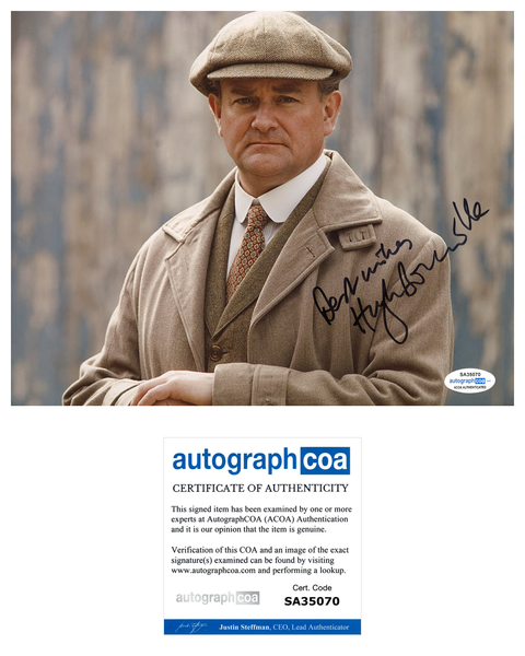 Hugh Bonneville Downton Abbey Signed Autograph 8x10 Photo ACOA #2 - Outlaw Hobbies Authentic Autographs