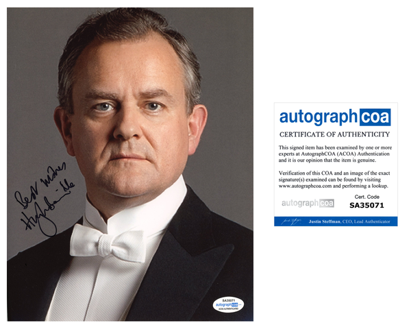 Hugh Bonneville Downton Abbey Signed Autograph 8x10 Photo ACOA #3 - Outlaw Hobbies Authentic Autographs