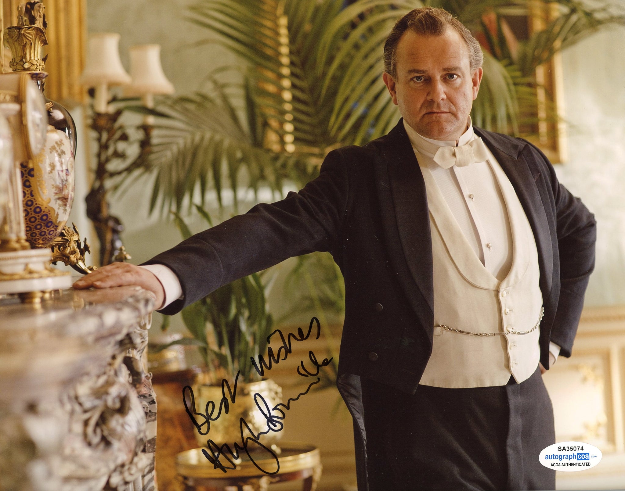 Hugh Bonneville Downton Abbey Signed Autograph 8x10 Photo ACOA #4 - Outlaw Hobbies Authentic Autographs