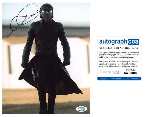 Luke Bracey GI Joe Signed Autograph 8x10 Photo ACOA - Outlaw Hobbies Authentic Autographs
