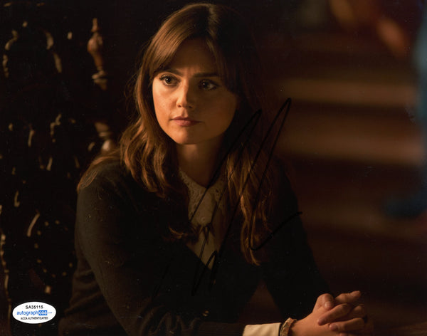 Jenna Louise Coleman Doctor Who Signed Autograph 8x10 Photo ACOA #8 - Outlaw Hobbies Authentic Autographs