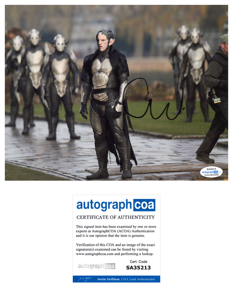 Christopher Eccleston Thor Dark World Signed Autograph 8x10 Photo ACOA #3 - Outlaw Hobbies Authentic Autographs