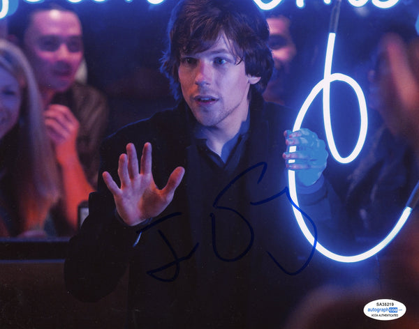 Jesse Eisenberg Now You see Me  Signed Autograph 8x10 Photo #6 - Outlaw Hobbies Authentic Autographs