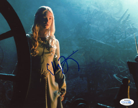 Elle Fanning Maleficent Signed Autograph 8x10 Photo ACOA #3 - Outlaw Hobbies Authentic Autographs