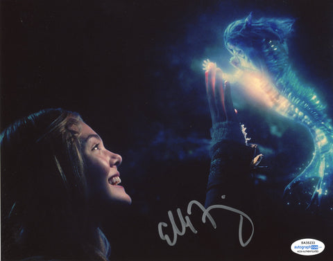 Elle Fanning Maleficent Signed Autograph 8x10 Photo ACOA #4 - Outlaw Hobbies Authentic Autographs