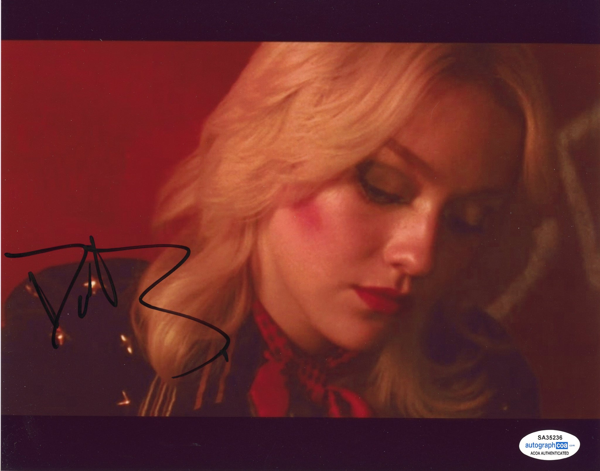 Dakota Fanning Runaways Signed Autograph 8x10 Photo ACOA #4 - Outlaw Hobbies Authentic Autographs