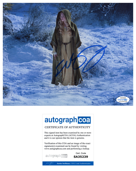 Elle Fanning Maleficent Signed Autograph 8x10 Photo ACOA #6 - Outlaw Hobbies Authentic Autographs