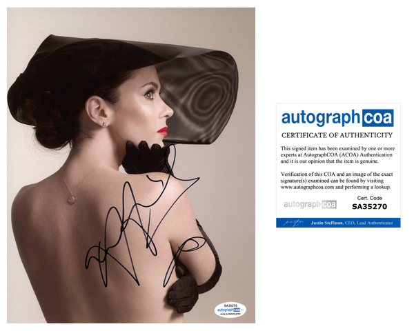 Anna Friel Sexy Signed Autograph 8x10 Photo ACOA #13 - Outlaw Hobbies Authentic Autographs