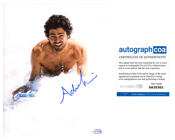 Adrian Grenier Entourage Signed Autograph 8x10 Photo ACOA - Outlaw Hobbies Authentic Autographs