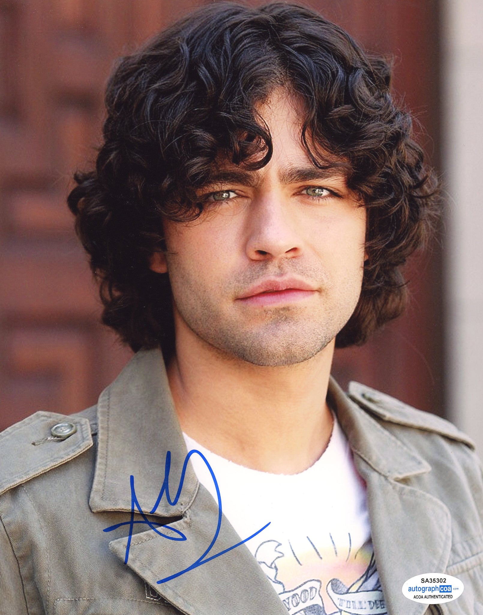 Adrian Grenier Entourage Signed Autograph 8x10 Photo ACOA #2 - Outlaw Hobbies Authentic Autographs