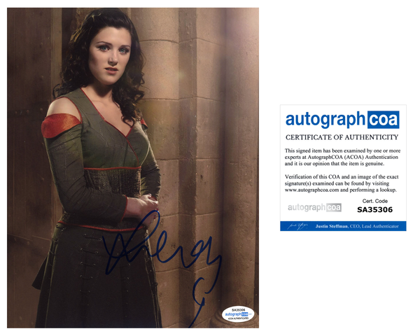 Lucy Griffiths Robin Hood Signed Autograph 8x10 Photo ACOA #4 - Outlaw Hobbies Authentic Autographs