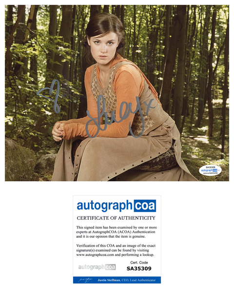 Lucy Griffiths Robin Hood Signed Autograph 8x10 Photo ACOA #7 - Outlaw Hobbies Authentic Autographs