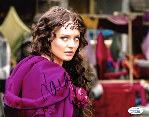 Laura Haddock Sexy Signed Autograph 8x10 Photo ACOA - Outlaw Hobbies Authentic Autographs