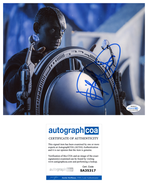 David Harewood Supergirl Signed Autograph 8x10 Photo ACOA #2 - Outlaw Hobbies Authentic Autographs