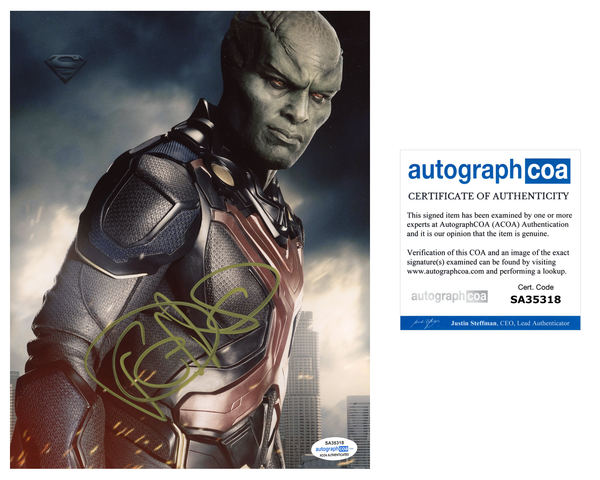 David Harewood Supergirl Signed Autograph 8x10 Photo ACOA #3 - Outlaw Hobbies Authentic Autographs