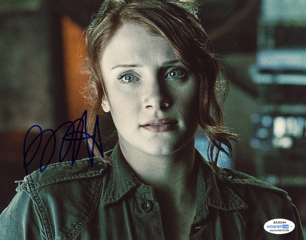 Bryce Dallas Howard Terminator Signed Autograph 8x10 Photo ACOA #3 - Outlaw Hobbies Authentic Autographs