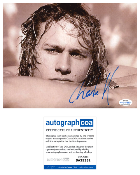 Charlie Hunnam Sons of Anarchy Signed Autograph 8x10 Photo ACOA #6 - Outlaw Hobbies Authentic Autographs