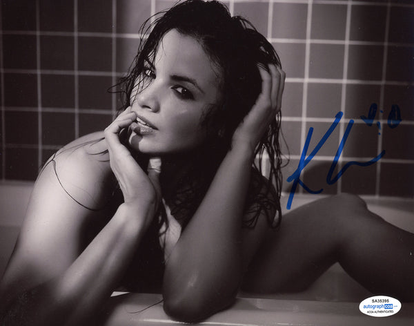 Katrina Law Sexy Signed Autograph 8x10 Photo ACOA - Outlaw Hobbies Authentic Autographs