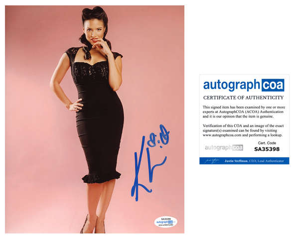 Katrina Law Sexy Signed Autograph 8x10 Photo ACOA #4 - Outlaw Hobbies Authentic Autographs