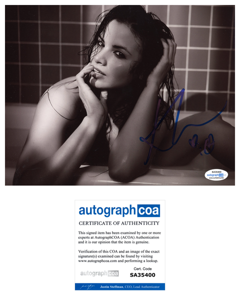 Katrina Law Sexy Signed Autograph 8x10 Photo ACOA #6 - Outlaw Hobbies Authentic Autographs