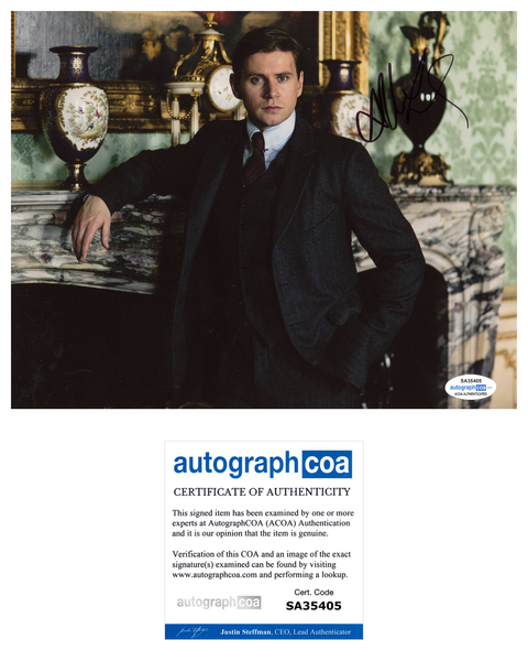 Allen Leech Downton Abbey Signed Autograph 8x10 Photo ACOA - Outlaw Hobbies Authentic Autographs