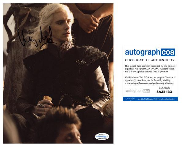 Harry Lloyd Game of Thrones Signed Autograph 8x10 Photo ACOA - Outlaw Hobbies Authentic Autographs