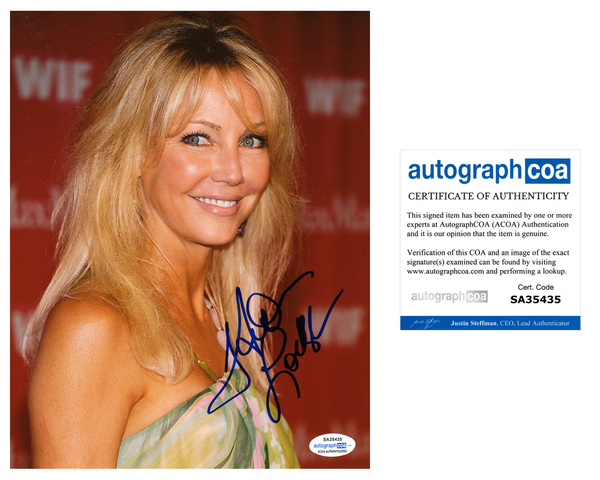 Heather Locklear Sexy Signed Autograph 8x10 Photo ACOA - Outlaw Hobbies Authentic Autographs