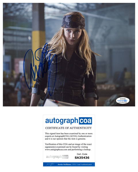 Caity Lotz Legends of Tomorrow Sara Lance Arrow Signed Autograph 8x10 Photo ACOA - Outlaw Hobbies Authentic Autographs
