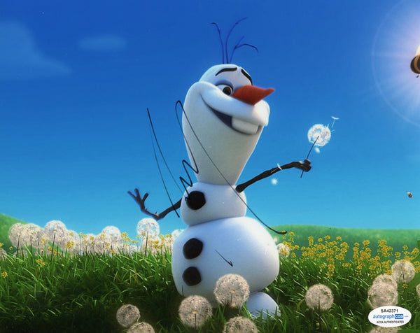 Josh Gad Olaf Frozen Signed Autograph 8x10 Photo ACOA #3