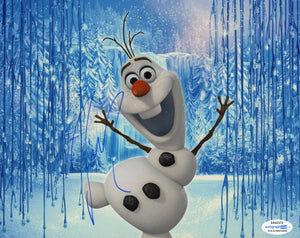 Josh Gad Olaf Frozen Signed Autograph 8x10 Photo ACOA #4