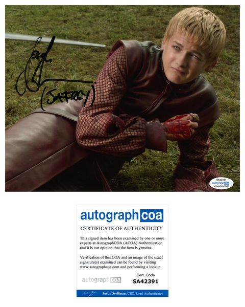 Jack Gleeson Game of Thrones Signed Autograph 8x10 Photo ACOA #16