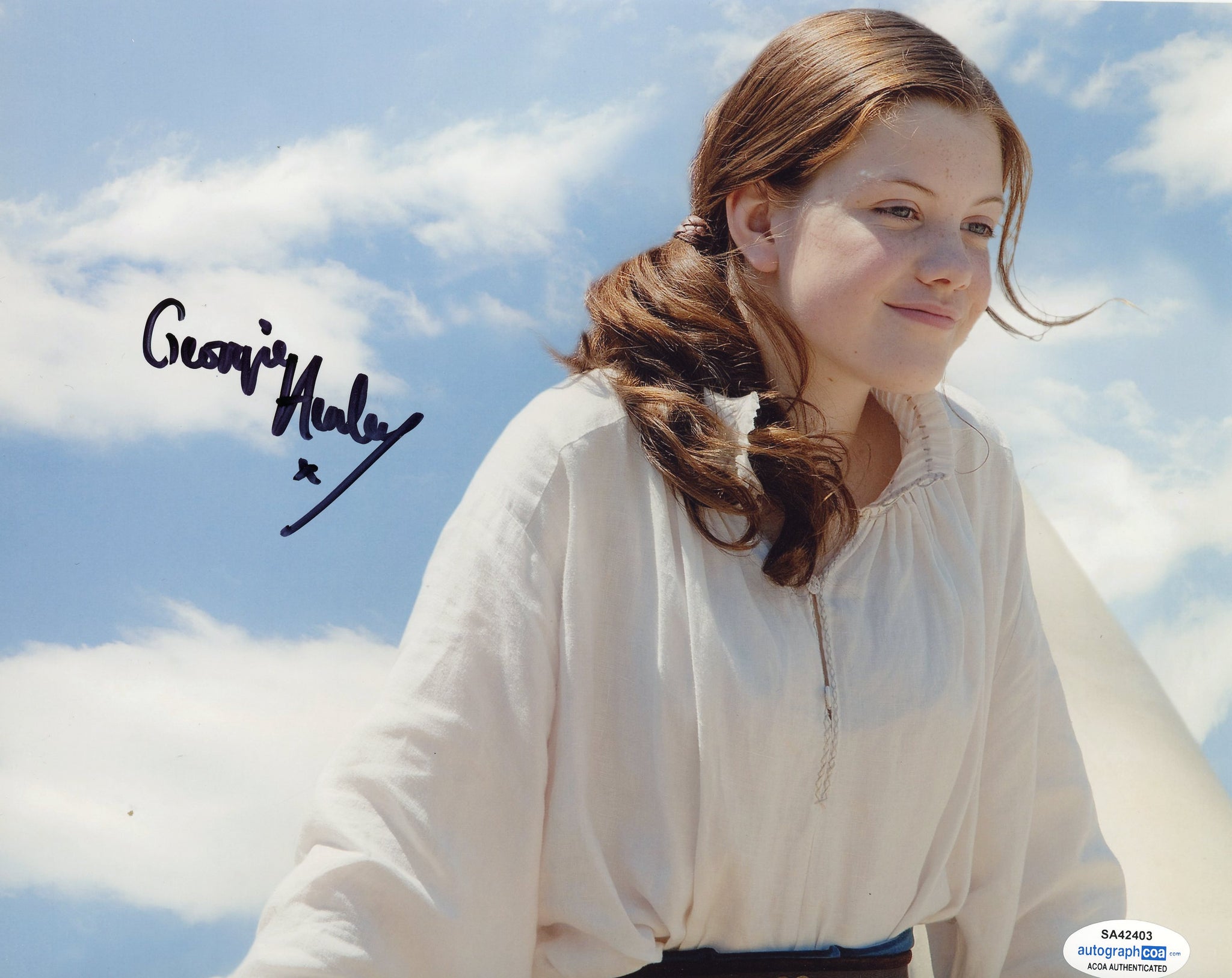 Georgie Henley Chronicles of Narnia Signed Autograph 8x10 Photo ACOA #2