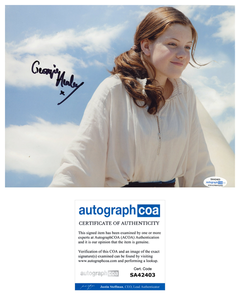 Georgie Henley Chronicles of Narnia Signed Autograph 8x10 Photo ACOA #2