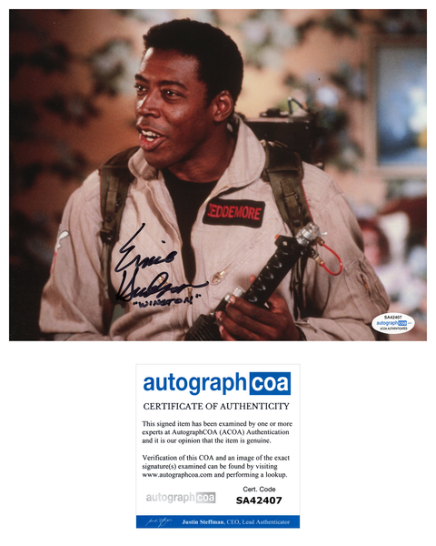 Ernie Hudson Ghostbusters Signed Autograph 8x10 Photo ACOA - Outlaw Hobbies Authentic Autographs